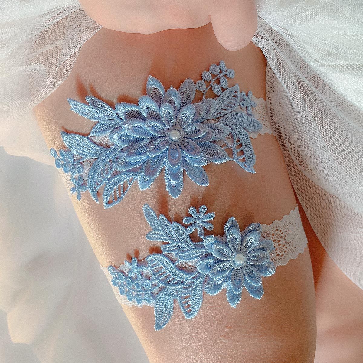 Embroidery Ring - 2pcs 신부 웨딩가 터 훈장이나 해군