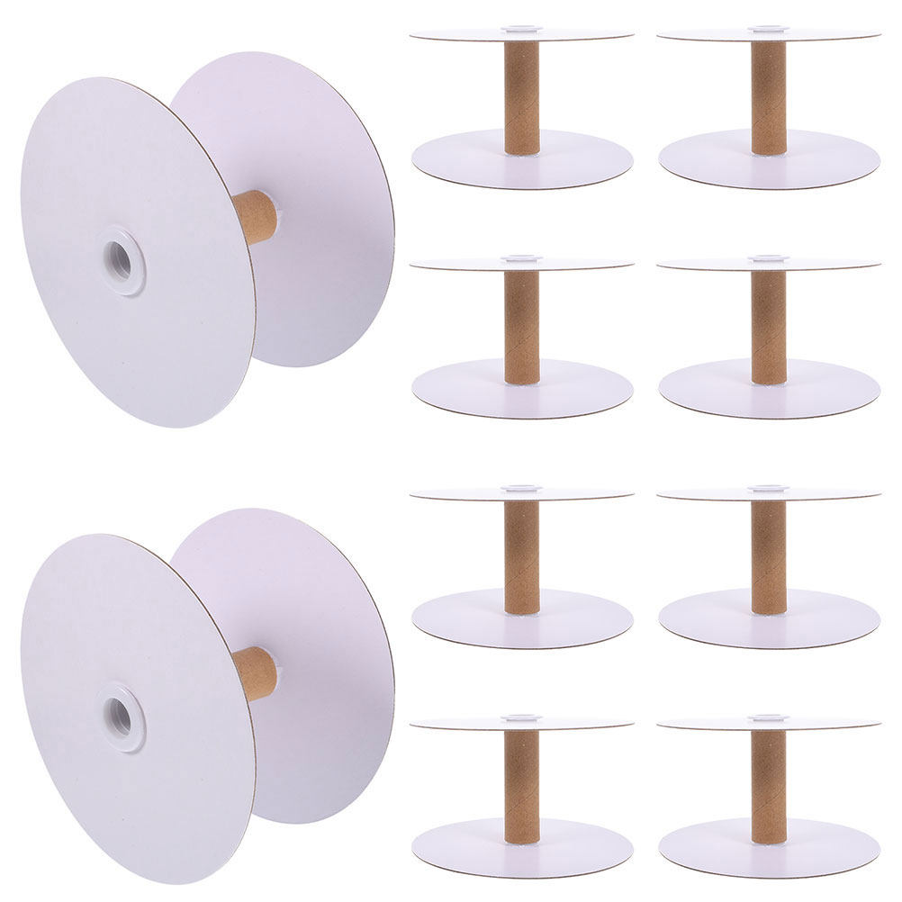 Embroidery Thread Yarn - 12개 종이 스풀 와이어 보관 스풀