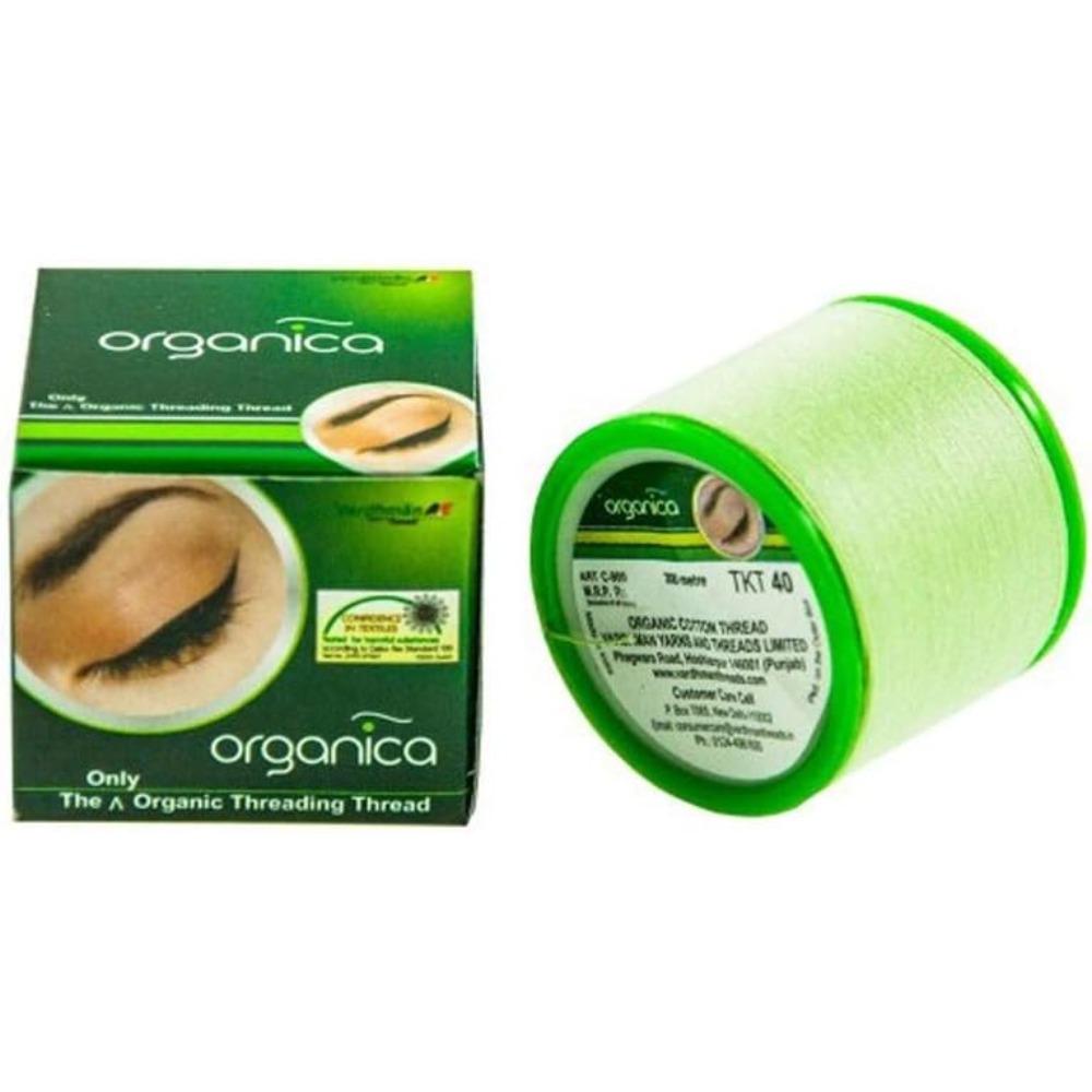 Embroidery Thread Yarn - 100% 면 자수실, 연두색 300인치 순면사,