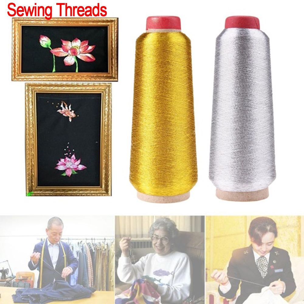Embroidery Thread Yarn - 금/실버 자수 실, 컴퓨터 크로스 스티치