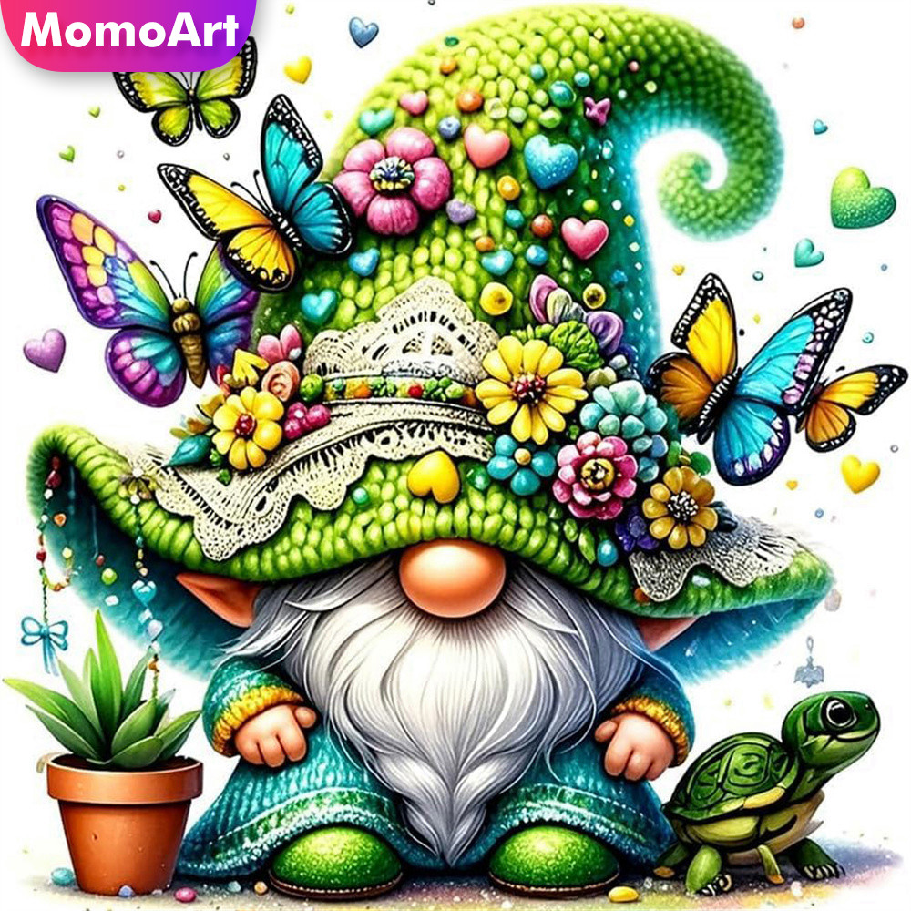 Embroidery Unique Design - 모모아트 카운트드 크로스 스티치 드워프 초상화