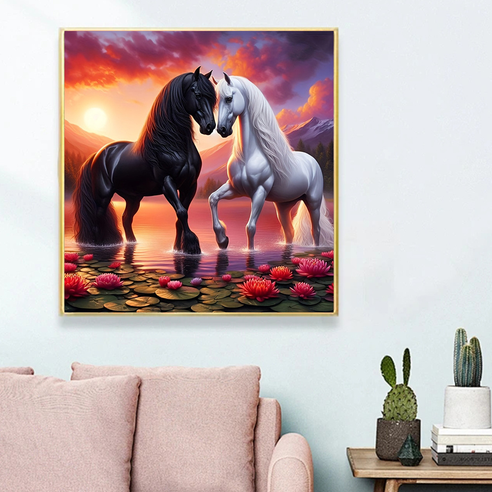 Huacan 다이아몬드 페인팅 세트 태극권 해바라기,  - Embroidery Horse 리뷰 및 가격
