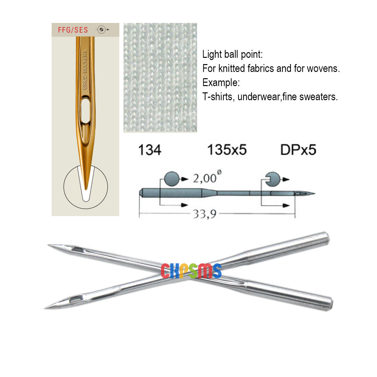 Groz-Beckert 134R 135X5 DPX5 F - Embroidery Software 리뷰 및 가격