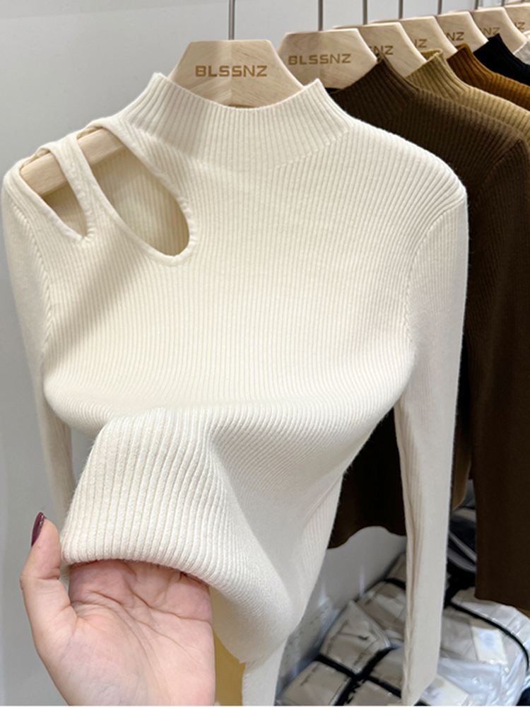 2026 홀터넥 니트 여성 스웨터 골지 풀오버 가을 겨 - Embroidery Thread Yarn 리뷰 및 가격