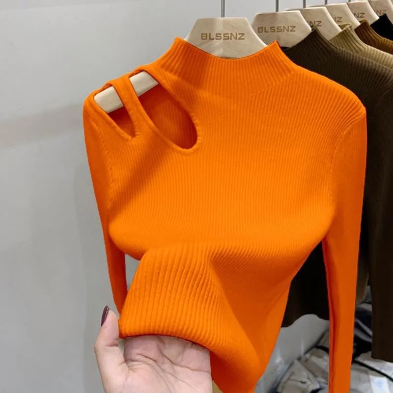 2026 홀터넥 니트 여성 스웨터 골지 풀오버 가을 겨 - Embroidery Thread Yarn 리뷰 및 가격