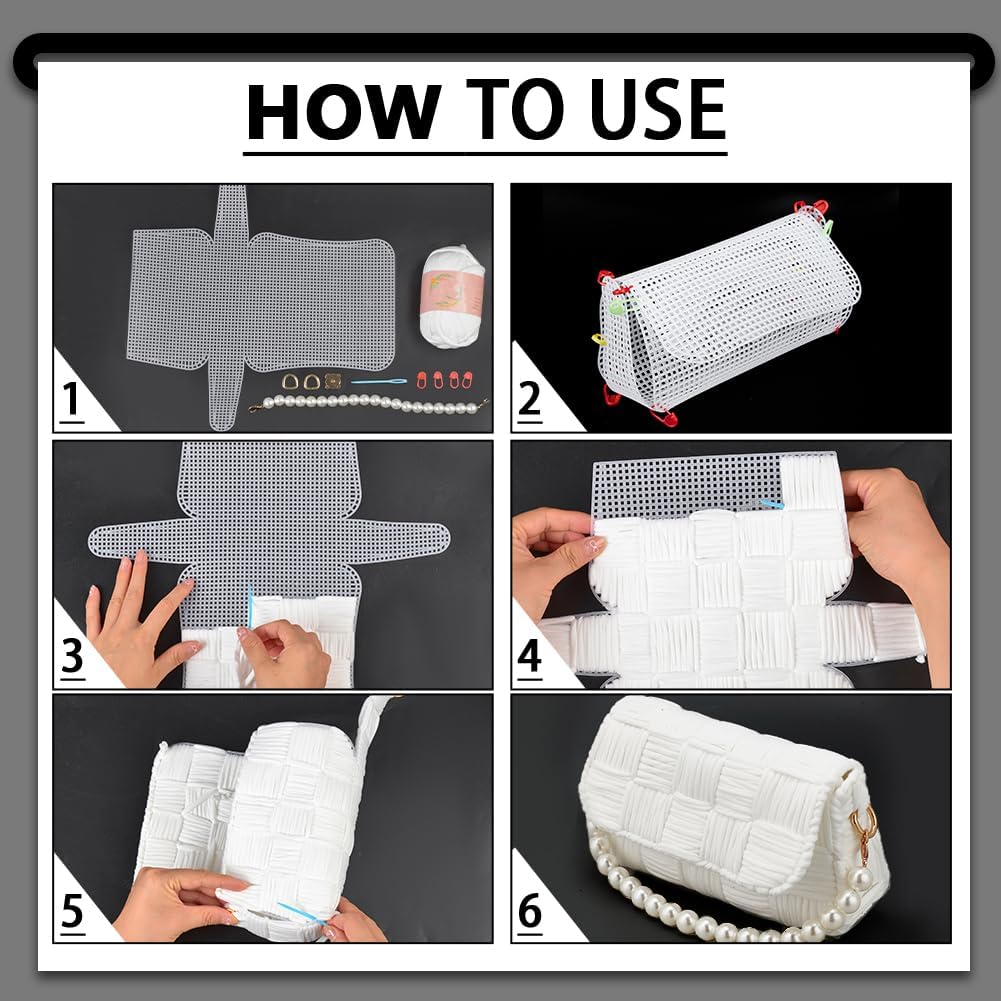 1-4개 플라스틱 메시 캔버스 시트 자수 투명 메시 빈 - Embroidery Bag 리뷰 및 가격