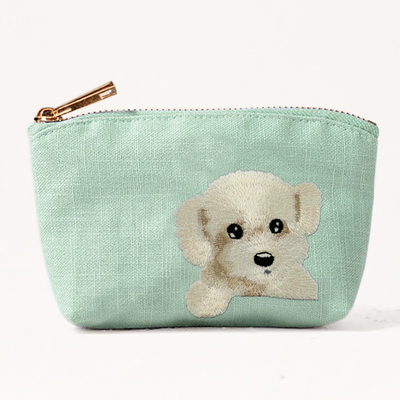 2026년 신상 귀여운 고양이 강아지 자수 여성 동전  - Embroidery Wallet 리뷰 및 가격