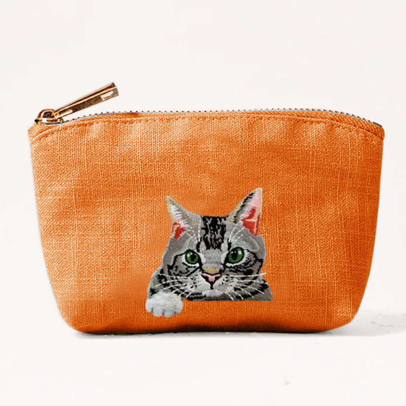 2026년 신상 귀여운 고양이 강아지 자수 여성 동전  - Embroidery Wallet 리뷰 및 가격