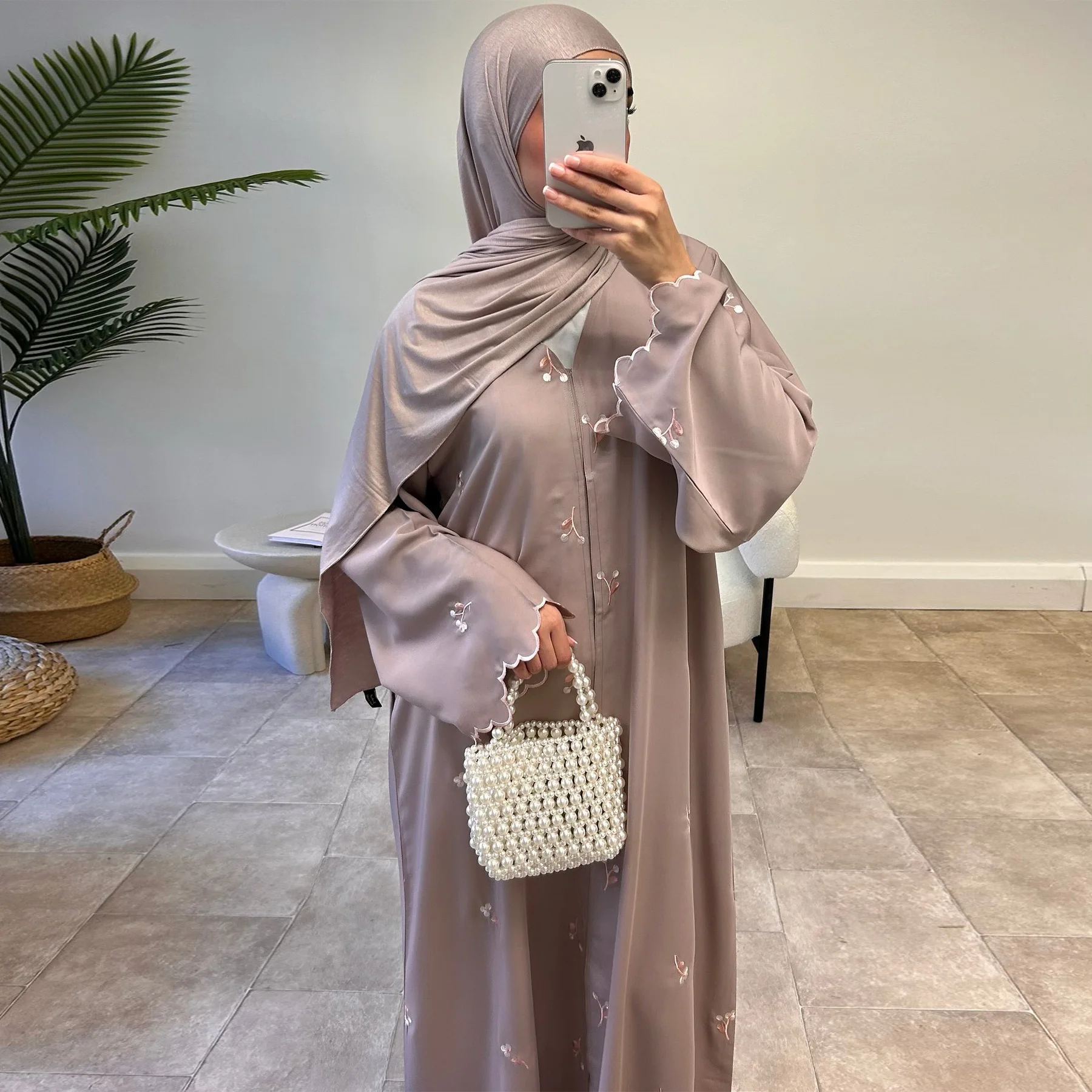 이드 여성 자수 아바야 무슬림 카디건 드레스 기도복 오 - Embroidery Kaftan 리뷰 및 가격