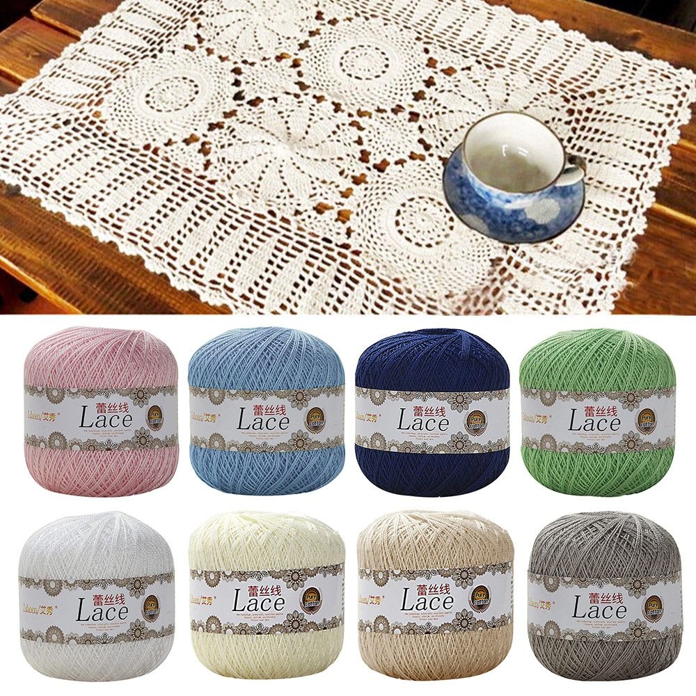 부드러운 코튼 레이스 원사, 크로셰 실, 울 자수, 핸 - Embroidery Thread Yarn 리뷰 및 가격
