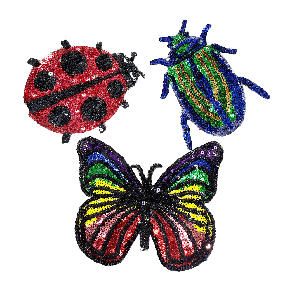 원피스 무당벌레 나비 스팽글 자수 패치, 옷, 가방,  - Embroidery Lady Bug 리뷰 및 가격
