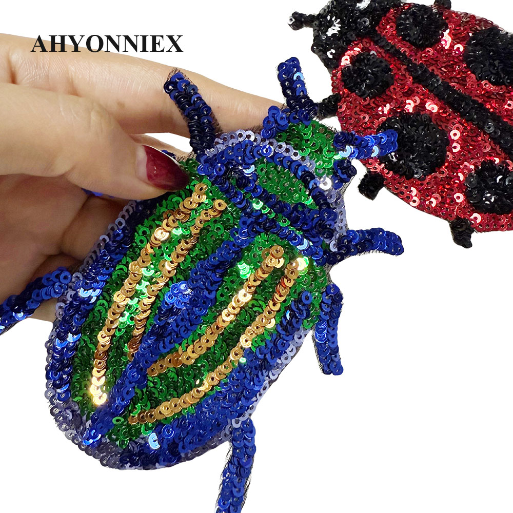 원피스 무당벌레 나비 스팽글 자수 패치, 옷, 가방,  - Embroidery Lady Bug 리뷰 및 가격