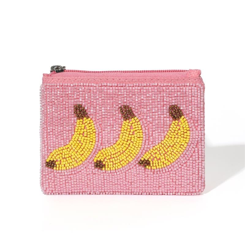 보헤미안 바나나 야자수 동전 지갑 미니 자수 비즈 지퍼 - Embroidery Wallet 리뷰 및 가격