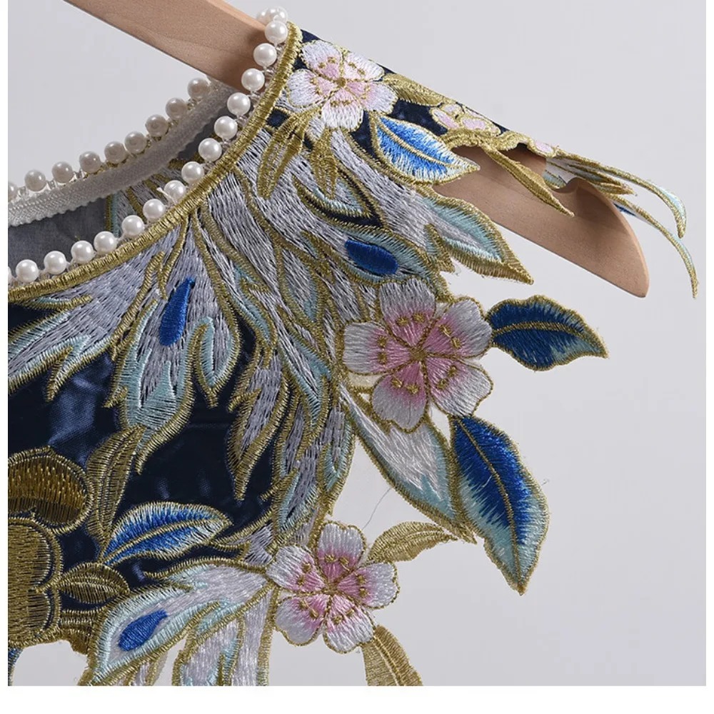 빈티지 치파오 여성 의류 스트리트웨어 민족 스타일 자수 - Embroidery Horse 리뷰 및 가격
