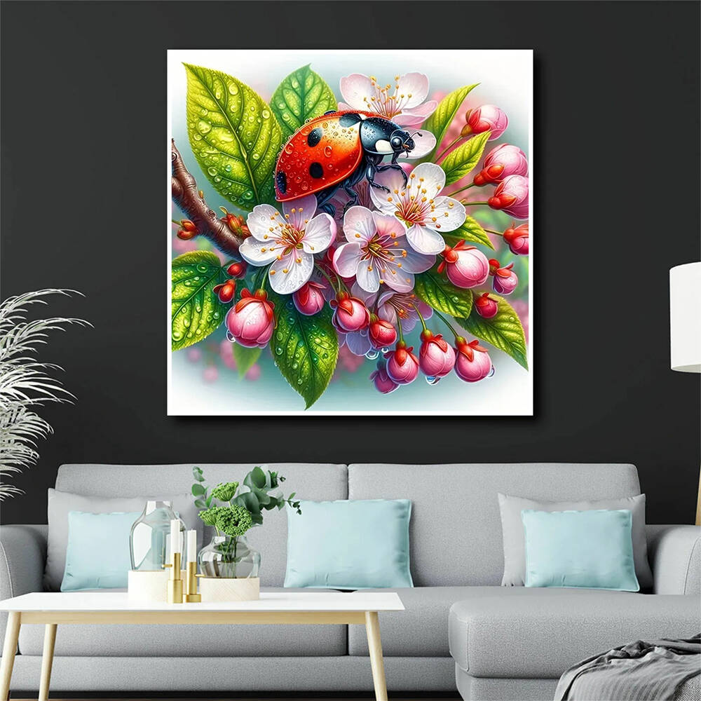 Momoart 곰 다이아몬드 모자이크 동물 전체 라운드 - Embroidery Lady Bug 리뷰 및 가격