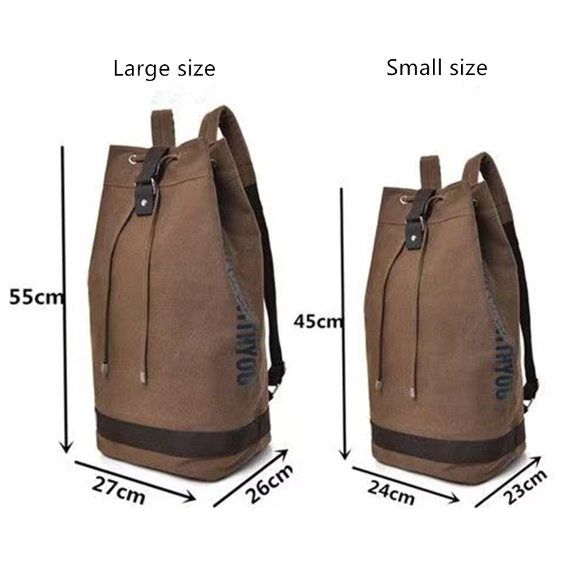 2026 캔버스 백팩 듀얼 숄더 스트랩 대용량 버킷 백 - Embroidery Bag 리뷰 및 가격