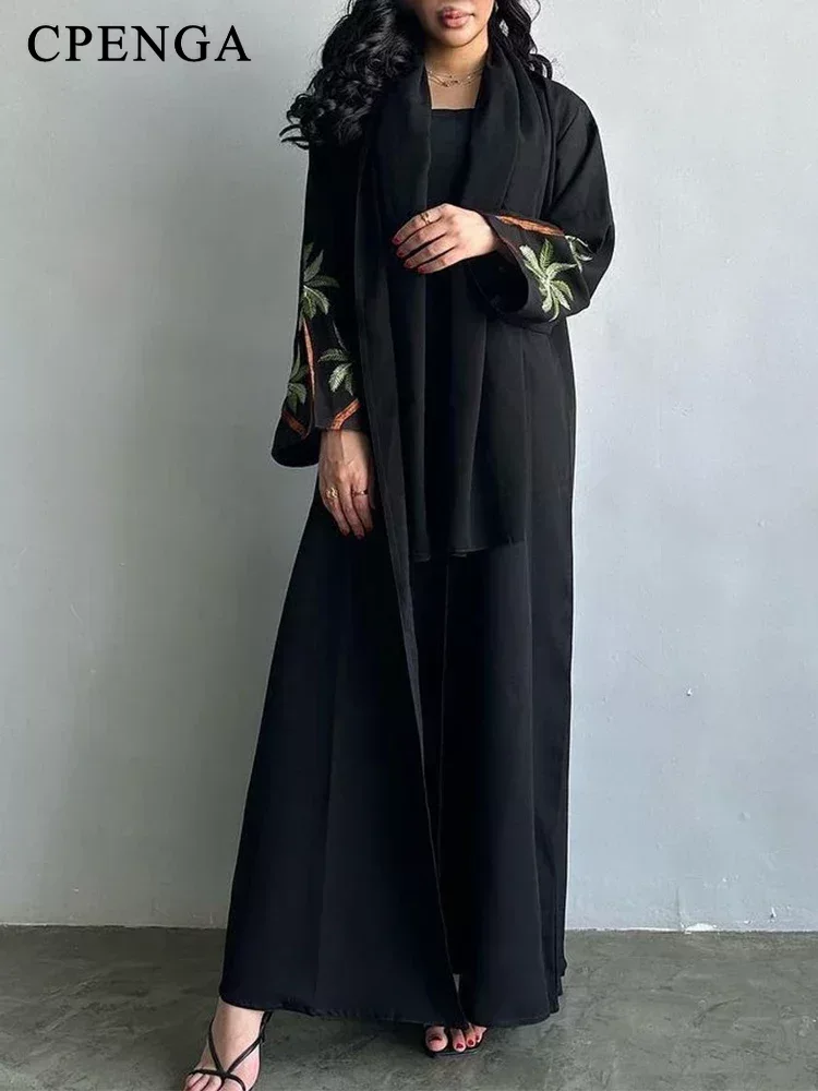 Eid Ramadan 여성용 블랙 무슬림 원피스, 사우 - Embroidery Kaftan 리뷰 및 가격