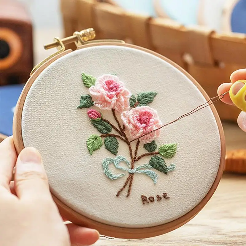고품질 너도밤 나무 자수 고리 나무 자수 원형 링 홀더 - Embroidery Ring 리뷰 및 가격