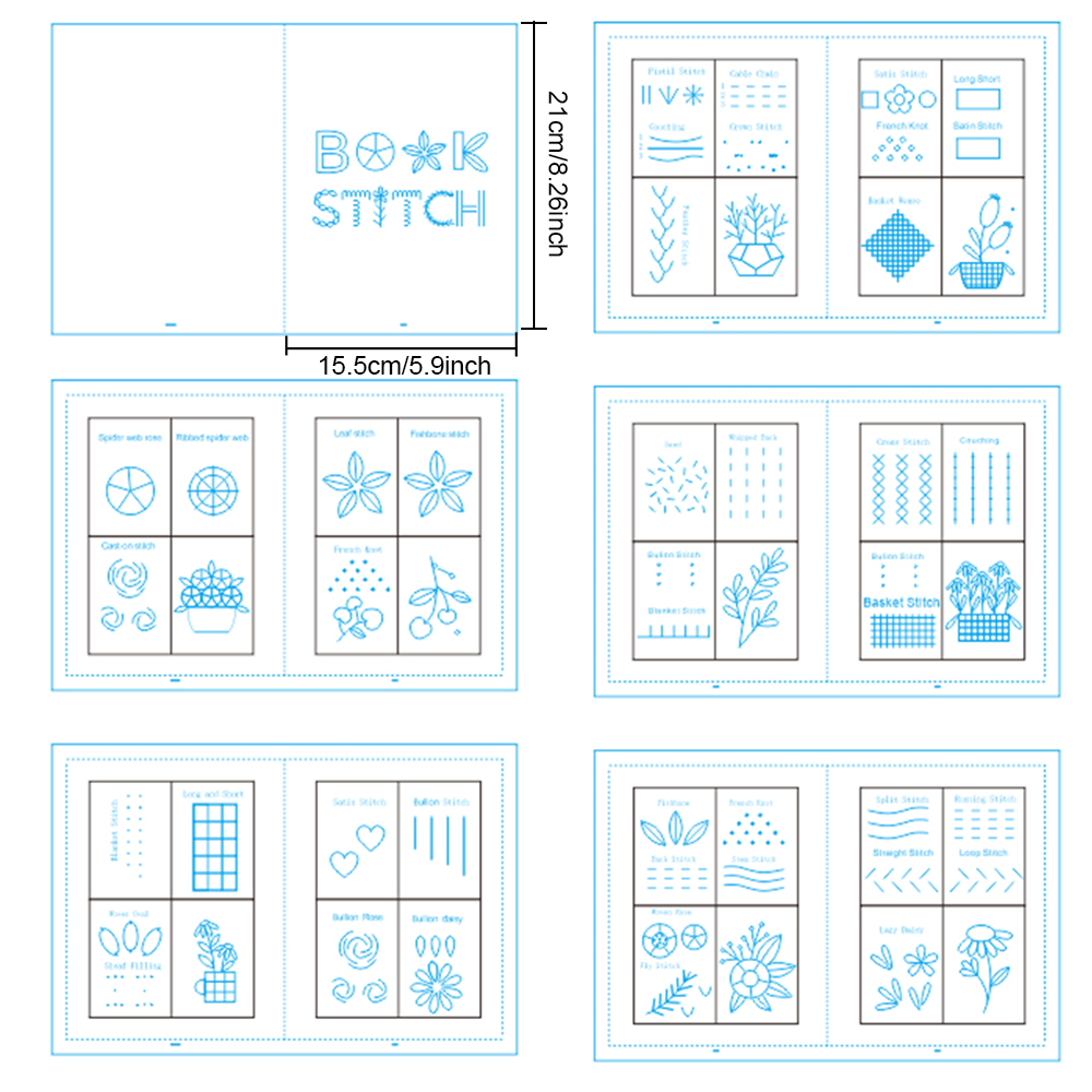 손자수 책 스타터 키트 세트 (십자수 바늘질용 후프 포 - Embroidery Guide Book 리뷰 및 가격
