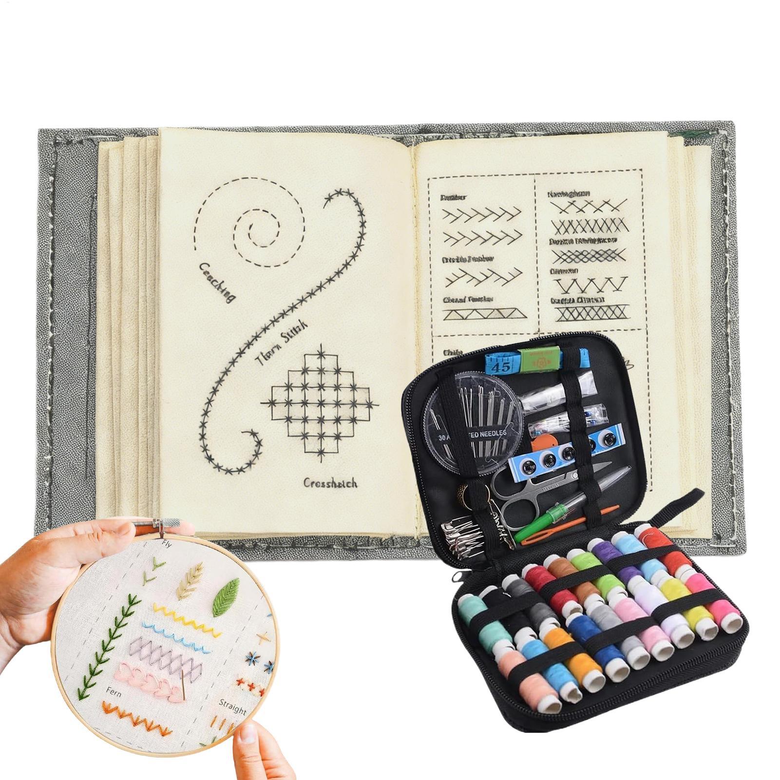 자수 스티치 북 자수 바늘 가이드 단계별 튜토리얼 포함 - Embroidery Guide Book 리뷰 및 가격
