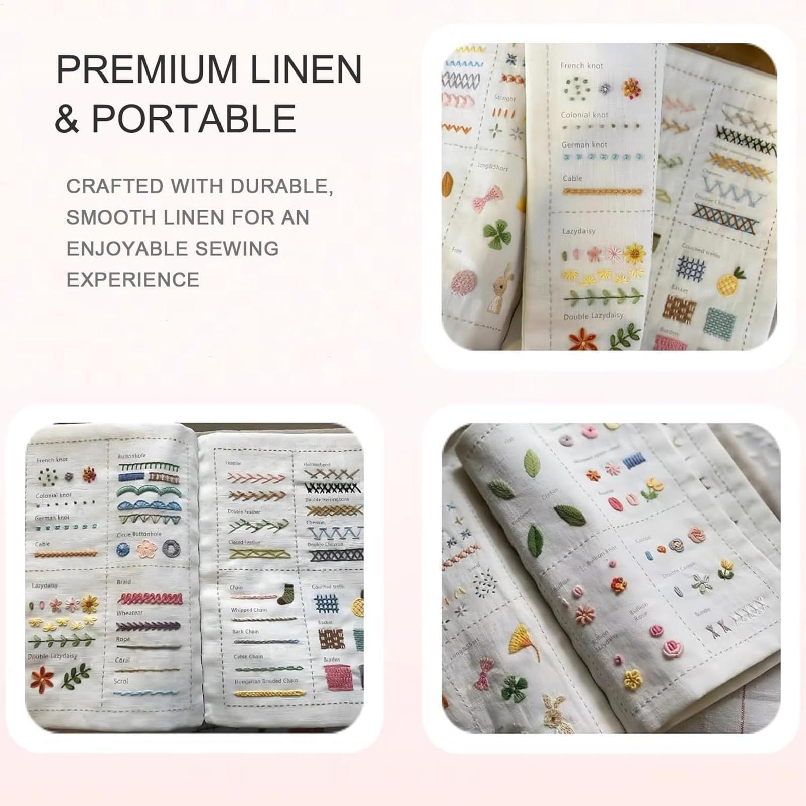 자수 스티치 북 자수 바늘 가이드 단계별 튜토리얼 포함 - Embroidery Guide Book 리뷰 및 가격