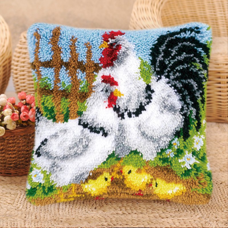 토끼 말 래치 훅 키트 스미르나 베개 커버 매듭 베개  - Embroidery Horse 리뷰 및 가격