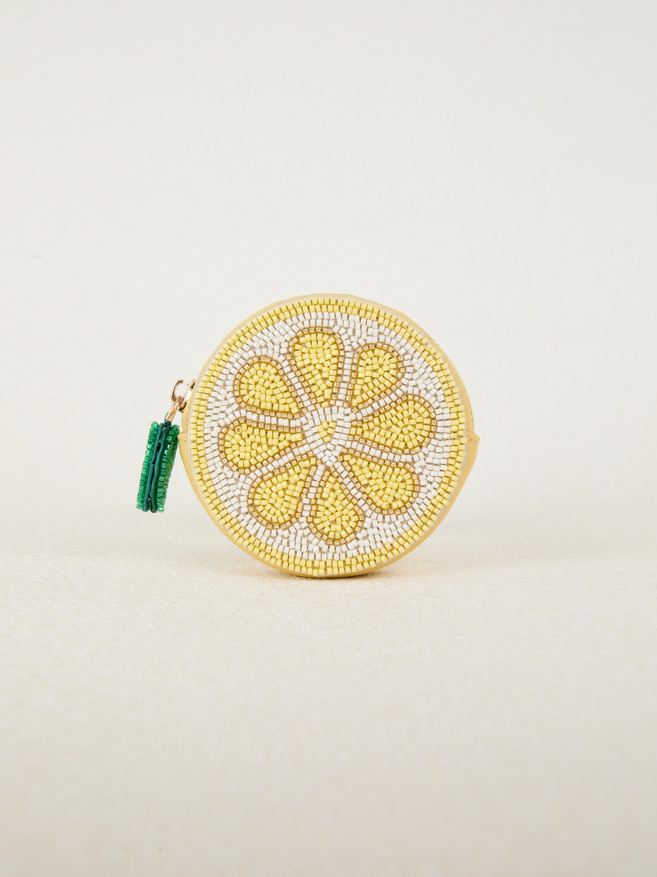 자수 비즈 머니 월렛 비즈워크 과일 오렌지 레몬 원형  - Embroidery Wallet 리뷰 및 가격