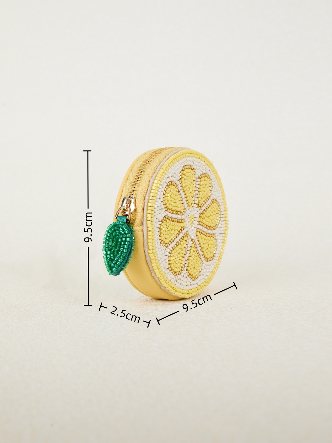 자수 비즈 머니 월렛 비즈워크 과일 오렌지 레몬 원형  - Embroidery Wallet 리뷰 및 가격