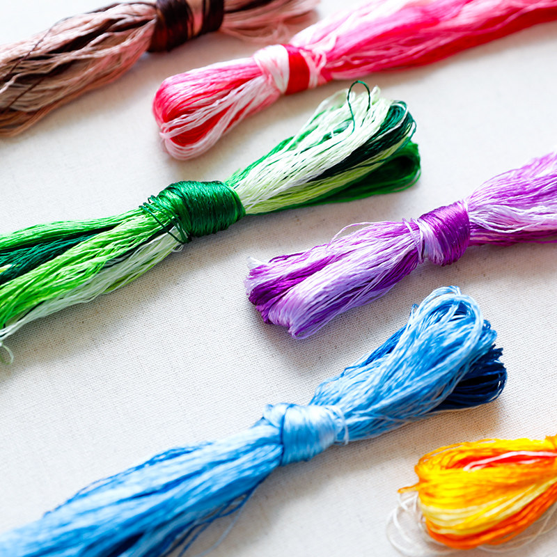 20m 수저우 자수 실크실 8가지 색상 각 색상별 DI - Embroidery Thread Yarn 리뷰 및 가격