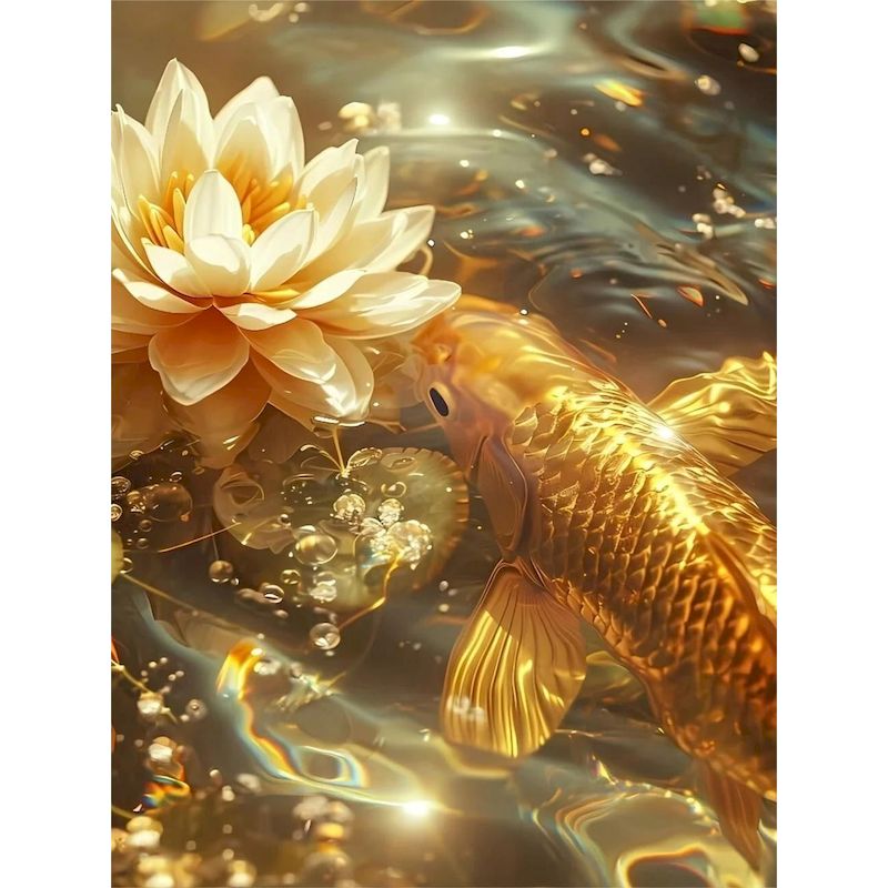 SDOYUNO 다이아몬드 아트 페인팅 잉어 물고기 모자 - Embroidery Fish 리뷰 및 가격
