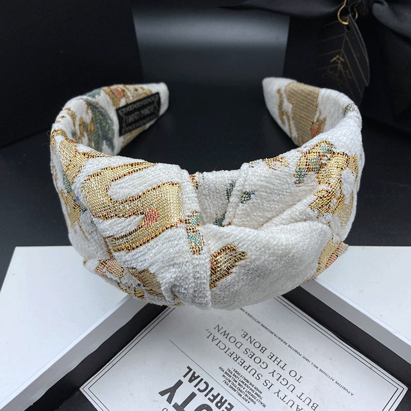 세련된 자수 헤어핀 후프 여성용 고급스러운 라이트 하이 - Embroidery Ring 리뷰 및 가격