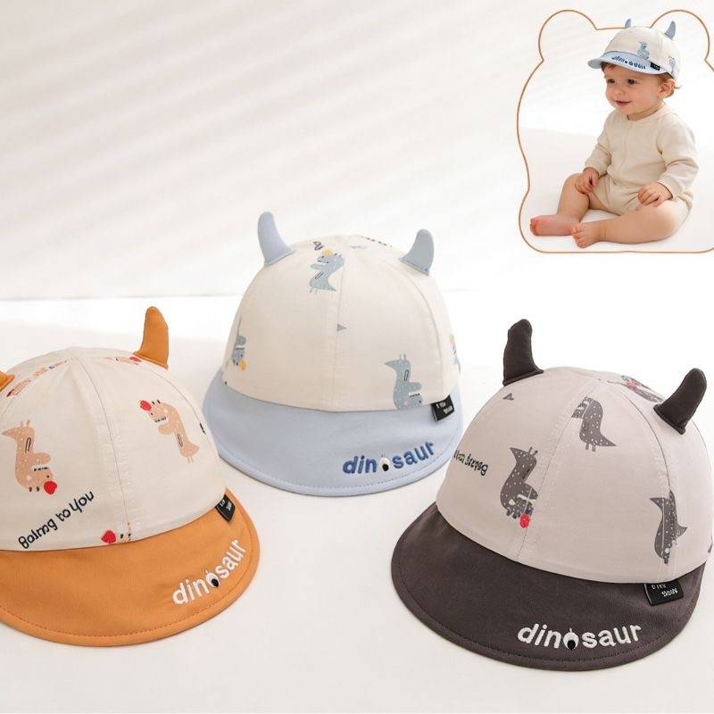 아기용 3D 프린팅된 작은 공룡 모양의 부드러운 챙 야 - Embroidery Cap 리뷰 및 가격