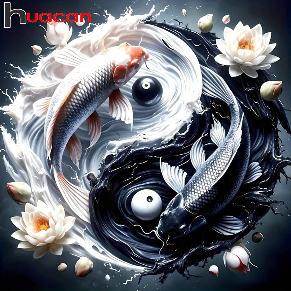 Huacan 2025 다이아몬드 그림, 돌고래 하늘 다 - Embroidery Fish 리뷰 및 가격