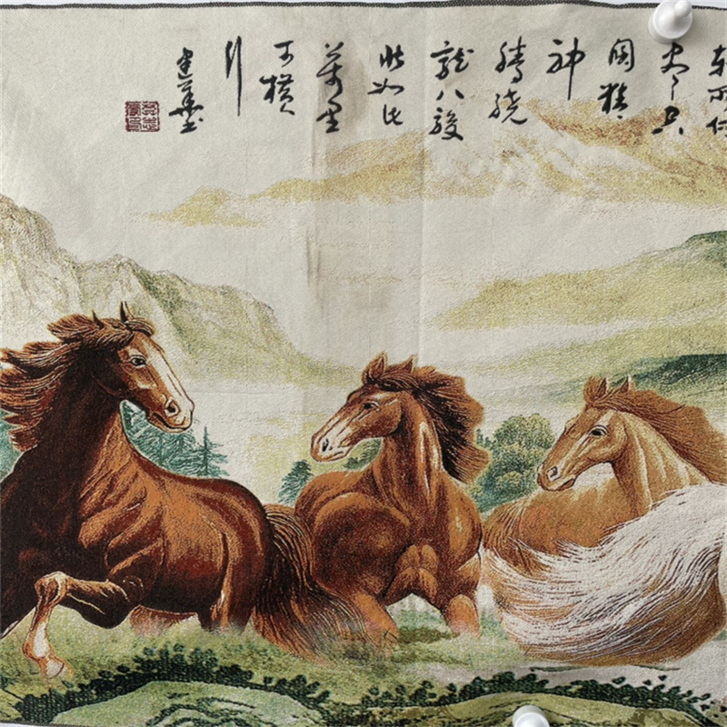 중국 전통 컬러 브로케이드 '즉각적인 성공을 가져다다' - Embroidery Horse 리뷰 및 가격