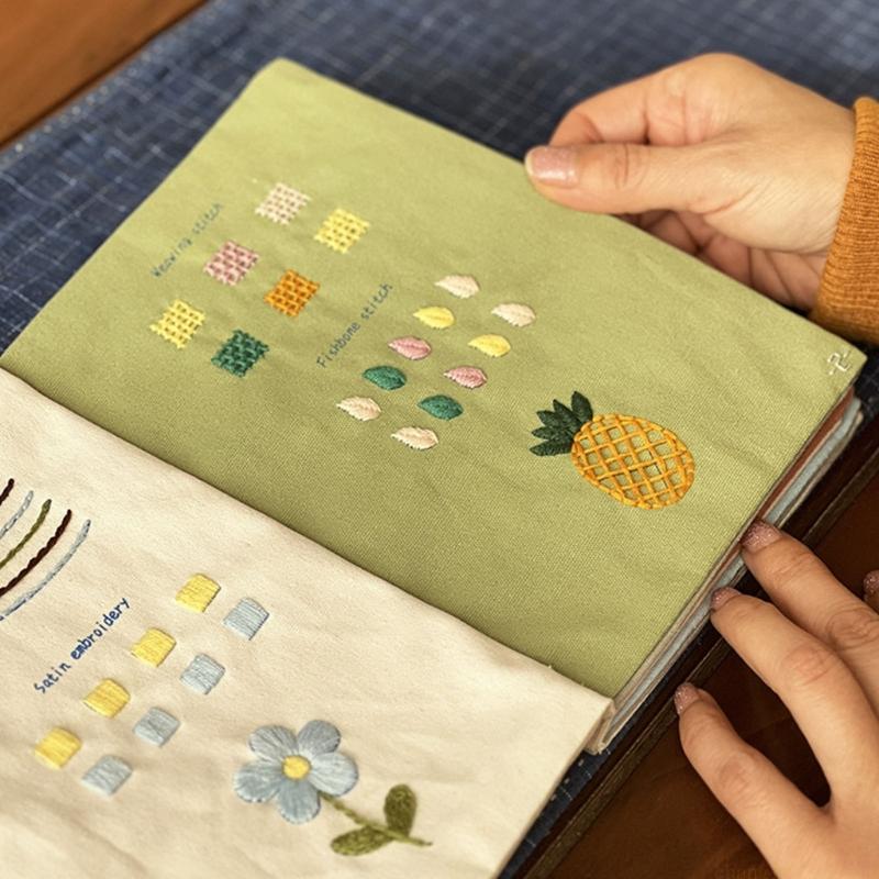 QX2E 자수 프레임 재봉 도구가 포함된 수제 천 자수 - Embroidery Guide Book 리뷰 및 가격