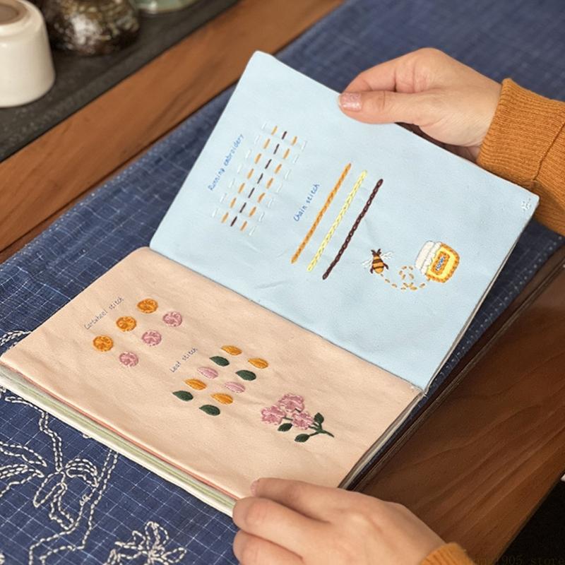 QX2E 자수 프레임 재봉 도구가 포함된 수제 천 자수 - Embroidery Guide Book 리뷰 및 가격