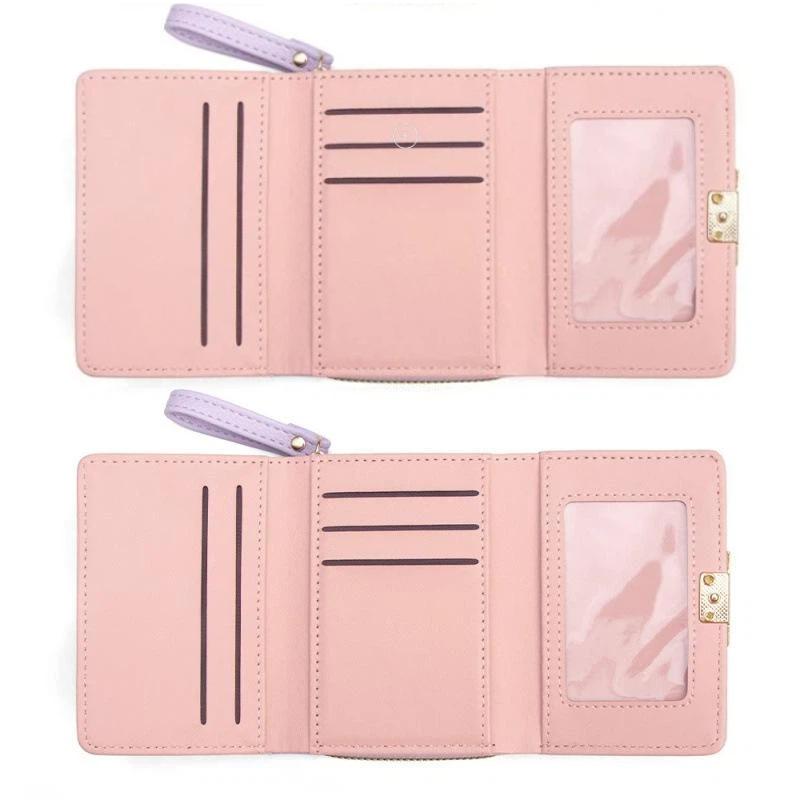 십대 소녀들을 위한 고양이 버클 하트 자수가 있는 PU - Embroidery Wallet 리뷰 및 가격