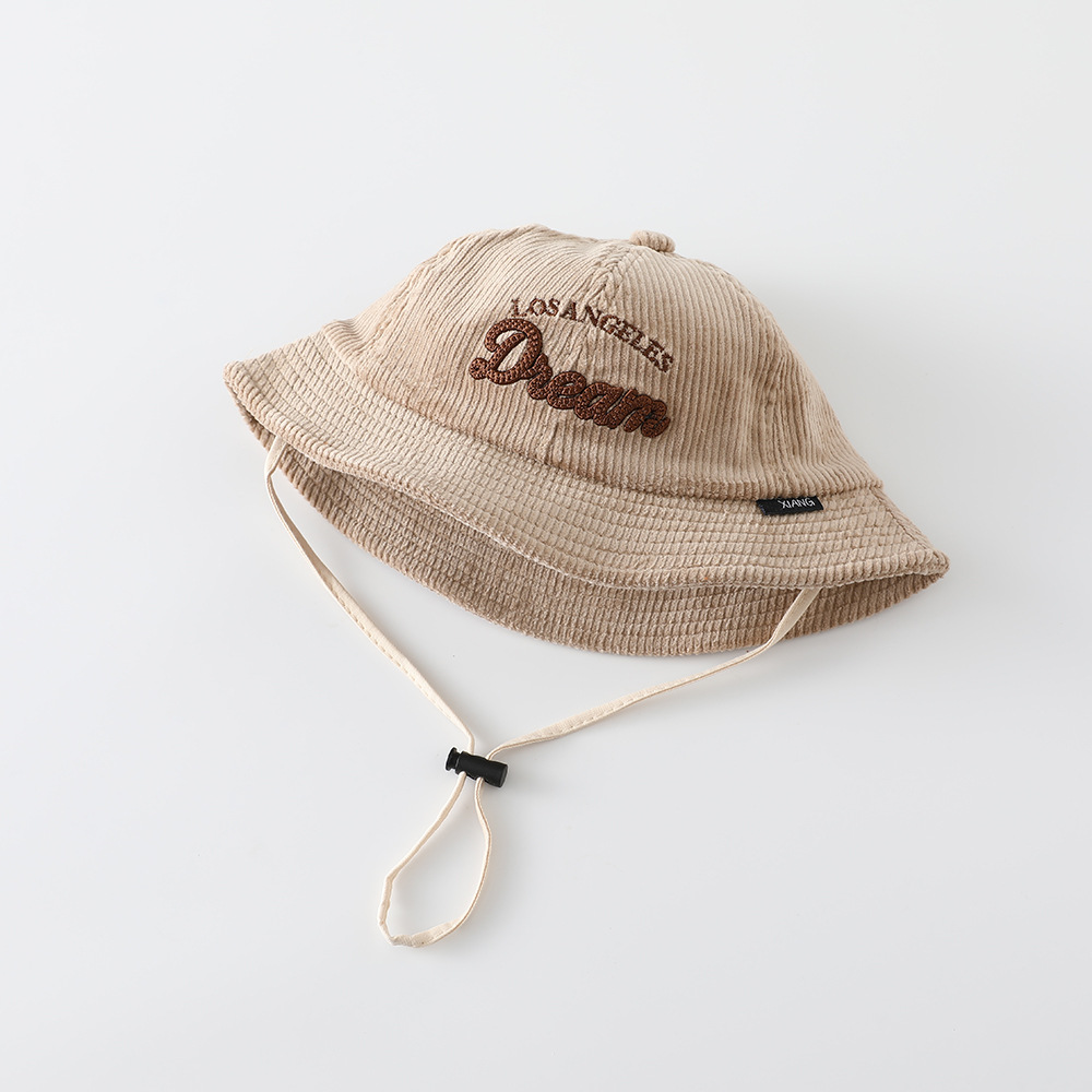 아기용 단색 자외선 차단 모자 남아용 보온 코듀로이 벙 - Embroidery Cap 리뷰 및 가격