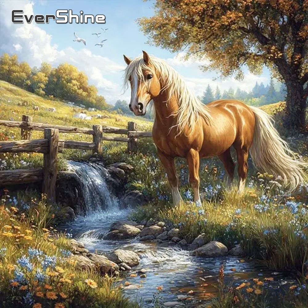 EverShine DIY 말 다이아몬드 페인팅 동물 자 - Embroidery Horse 리뷰 및 가격