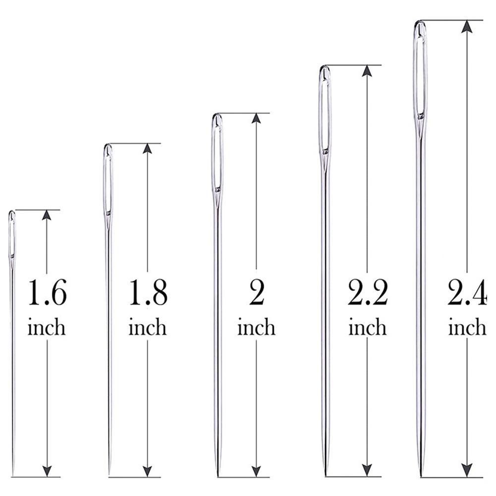 25 Pcs 큰 눈 바느질 바늘 바느질 바늘 수제 가죽 - Embroidery Needles 리뷰 및 가격