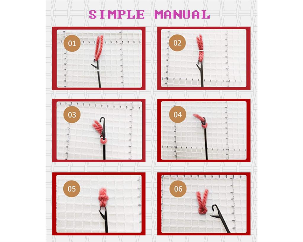 래치 후크 키트 정리 말 늑대 돌고래 래치 후크 러그  - Embroidery Horse 리뷰 및 가격
