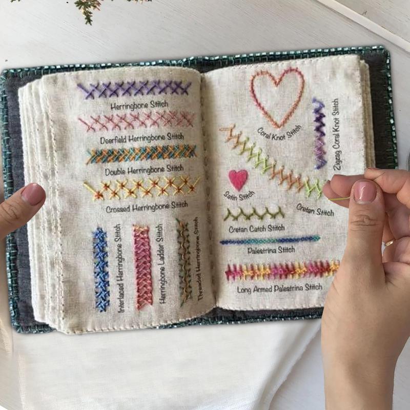 자수 스티치 책 성인을 위한 바느질 가이드 초보자와 자 - Embroidery Guide Book 리뷰 및 가격