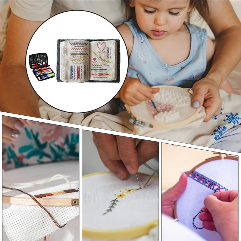 자수 스티치 책 성인을 위한 바느질 가이드 초보자와 자 - Embroidery Guide Book 리뷰 및 가격